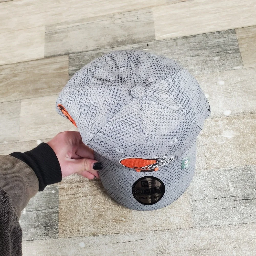 Cleveland Browns New Era Sideline 39THIRTY Brown Stretch Fit Hat Small/Medium